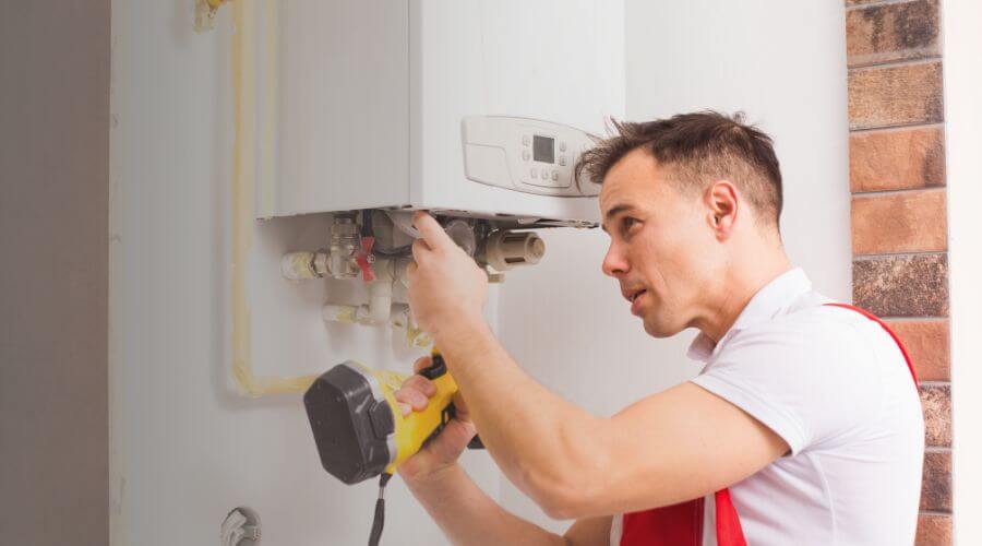 Local tankless water heater installation in Saint Leo, FL